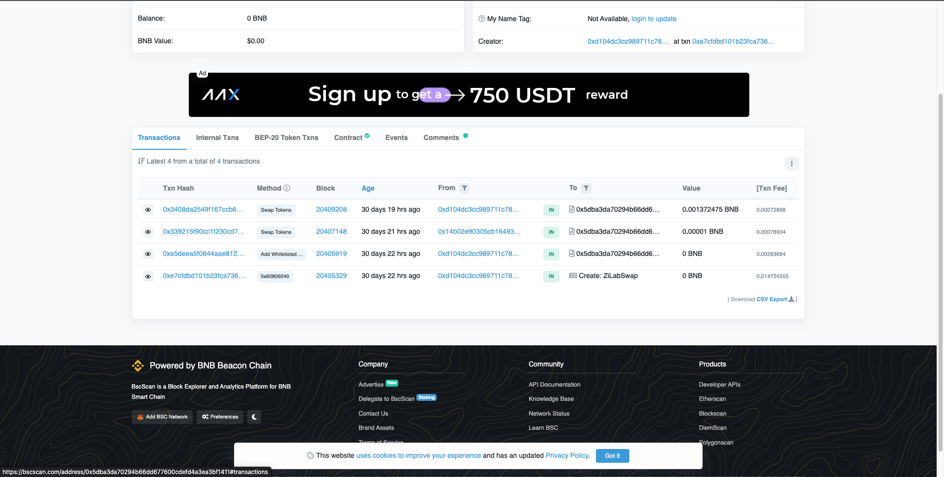 Bitcord DEX | Cryptocurrency BEP-20 Exchange / Swap