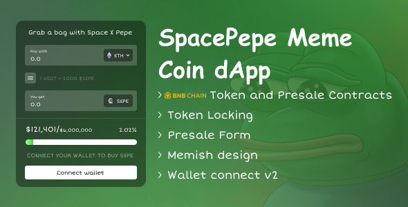 space-pepe-bsc-crypto-meme-coin-website-presale-integration-with-smart-contract